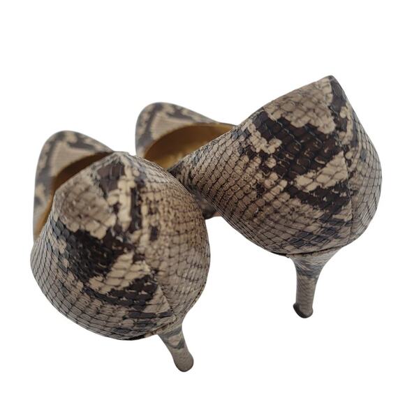 Coach Snakeskin Round Toe Pumps - Picture 5 of 12